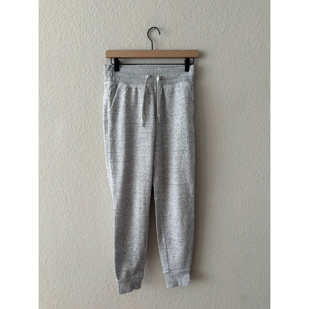 Lululemon Gray Jogger Lounge Pants Drawstring Womens Size 4